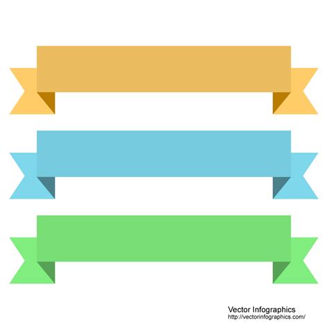 17 Straight Simple Banner Vector Images - Straight Ribbon Banner Clip ...