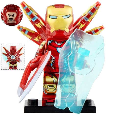 New Iron Man Mark 85 (Fight) Marvel Avengers Endgame Lego Minifigure ...