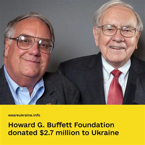 Howard G. Buffett Foundation donated $2.7 million to Ukraine - We Are ...