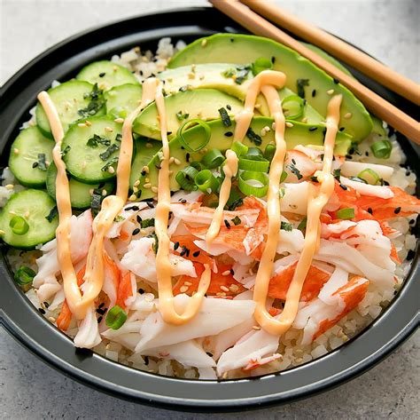 California Sushi Roll Bowls | Recipe | Sushi bowl recipe, Meals, Sushi ...