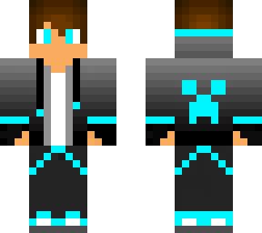 Blue Gamer Boy | Minecraft Skin