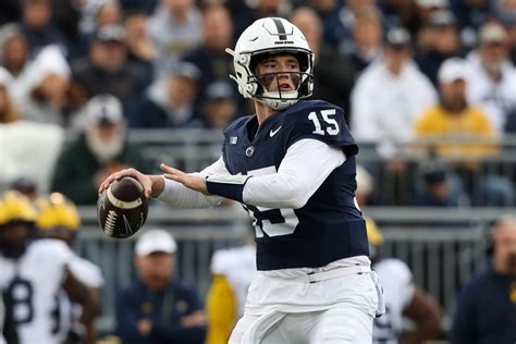 Penn State Quarterback Drew Allar Maintains Strong Presence After Mike ...