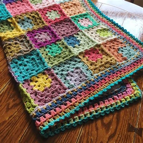 EASY CROCHET PATTERN Crochet Blanket/granny Square/crochet - Etsy ...