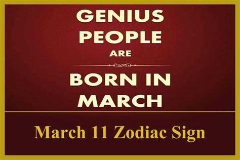 March 11 Zodiac Sign, March 11th Zodiac, Personality, Love ...