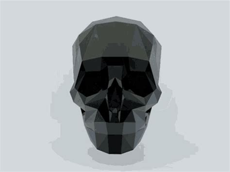 Spinning Skull GIF - Spinning Skull 3d - Discover & Share GIFs