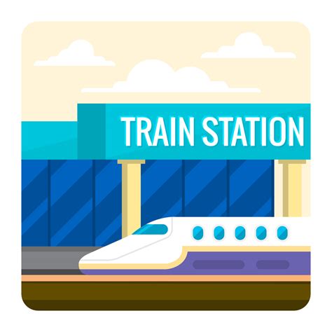 Train Station 217311 Vector Art at Vecteezy