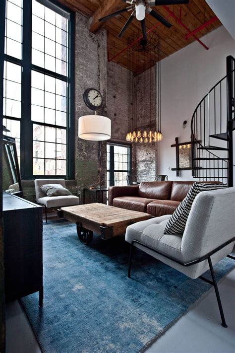 20+ Industrial Design Living Room – DECOOMO