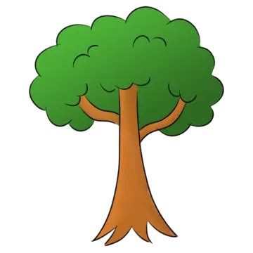 Green Tree Clipart Material, Tree Clipart, Green Clipart, Tree PNG ...