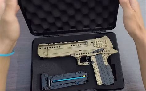 LEGO Desert Eagle (Working)_哔哩哔哩 (゜-゜)つロ 干杯~-bilibili