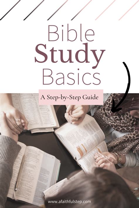 6 Simple Steps to Studying the Bible on Your Own — A Faithful Step Soap ...