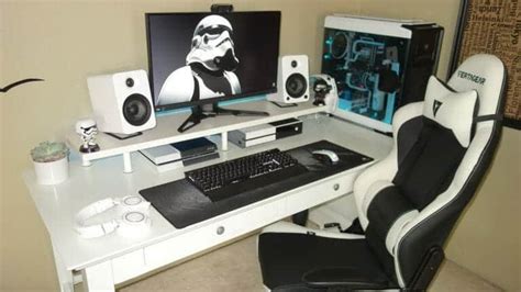 30 Best Looking White Gaming Setup - GPCD