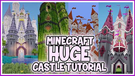 How to Build Huge Minecraft Castles! - YouTube