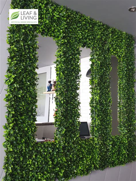 Mirror Decor in 2024 | Bedroom plants decor, Artificial green wall ...