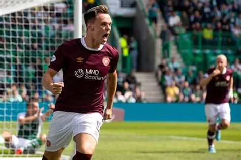 Lawrence Shankland's Hearts joy at first goal but admits Hibs' Martin ...