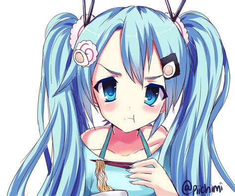 Miku Ramen by piichimi on DeviantArt