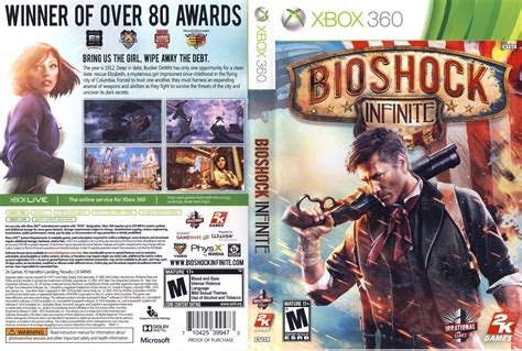 BioShock Infinite (2013) Xbox 360 box cover art - MobyGames