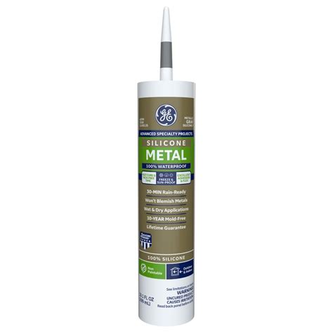 Metallic Gray Caulk | GE Sealants Silicone 2® Sealant