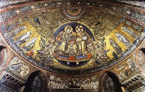 Mosaico dell'abside della Basilica di Santa Maria Maggiore. | Santa ...