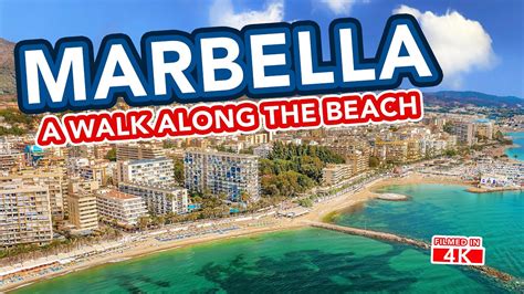 MARBELLA | Beach walk in Marbella Spain - YouTube