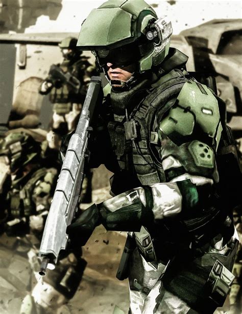 UNSC Marines by LordHayabusa357 | Female marines, Halo armor, Marines