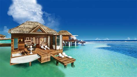 Sandals South Coast opens booking on overwater bungalows: Travel Weekly