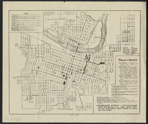 Map of Topeka - Kansas Memory - Kansas Historical Society