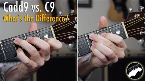 Cadd9 vs C9 Chords - What's the Difference? Chords - Chordify