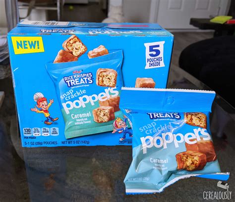 Review: Rice Krispies Treats Caramel Snap Crackle Poppers - Cerealously