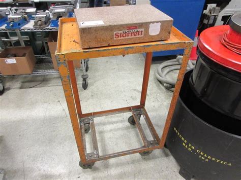 Machines Used | Starrett 18" x 12" x 4" Pink Granite Surface Plate with ...