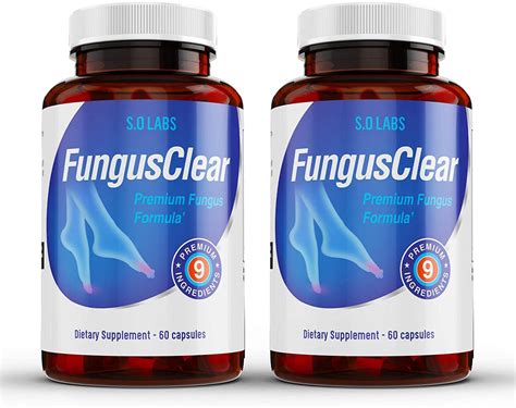 (2 Pack) Fungus Clear Vitality Health Probiotic Toenail Supplement Pil ...