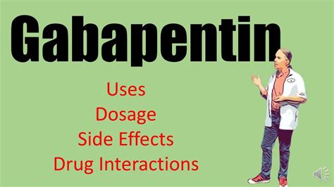 Neurontin Gabapentin Uses Dosage Side Effects