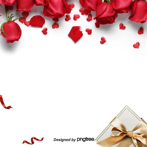 Gift Creative Rose Valentines Day Background, Valentines Day ...