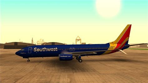 GTA San Andreas Southwest Airlines 737-800 (Heart livery) Mod ...