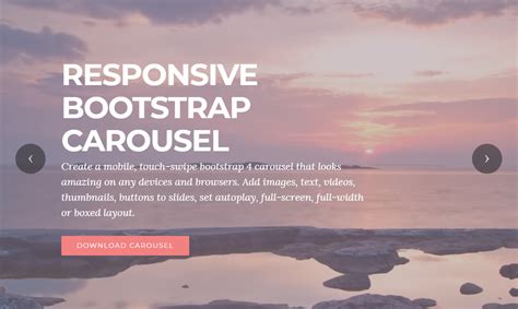 Attractive CSS Bootstrap 5 Carousel Templates