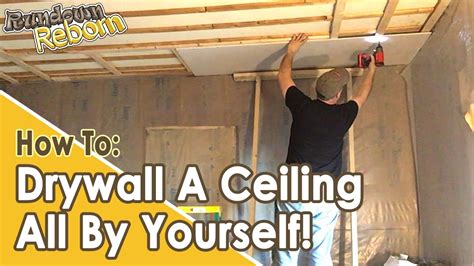 How Do You Hang A Drywall Ceiling By Yourself | Homeminimalisite.com