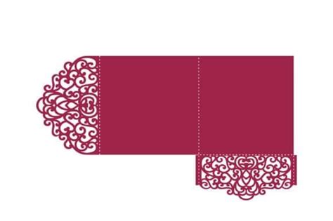 Wedding Invitation SVG, DXF, Cut File Template - Dezin.info