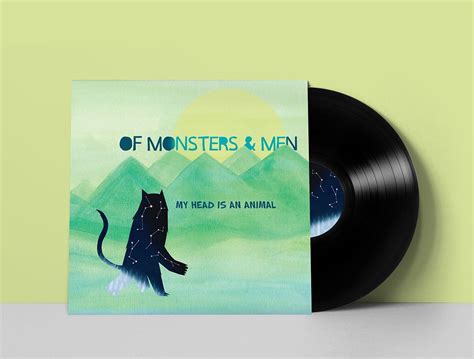 Of Monsters & Men - Vinyl Album on Behance | Of monsters and men ...