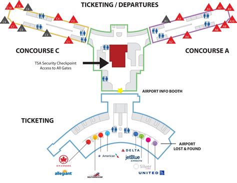 Jacksonville airport map - Jacksonville international airport map ...