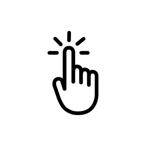 Finger Click Icon Vector Art, Icons, and Graphics for Free Download