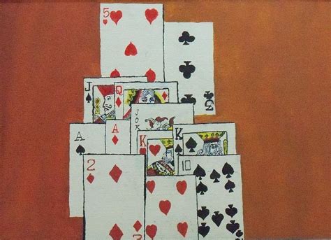 Deck of cards Painting by Rahul Narasimhan - Fine Art America