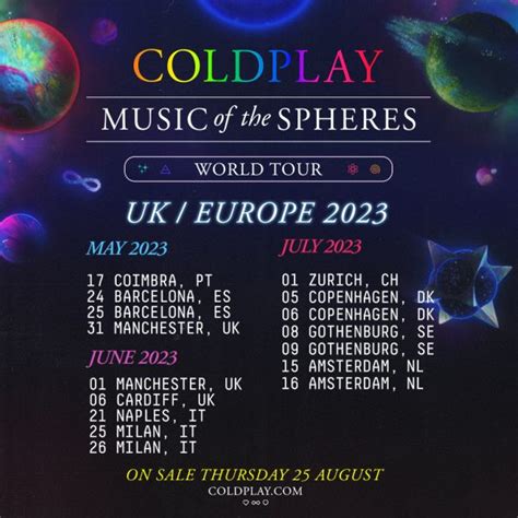 Coldplay announces two concerts in Barcelona next May