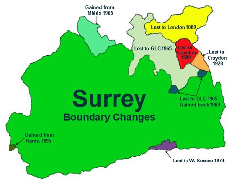 Surrey Changes | Surrey, Map, History