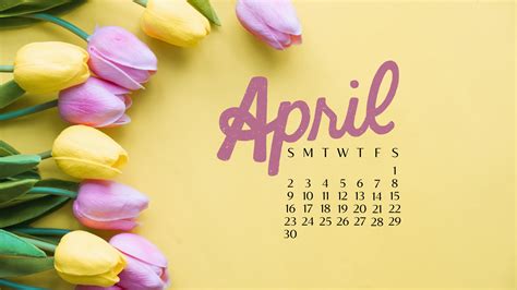 Desktop Calendar Wallpaper April 2024 - 2024 CALENDAR PRINTABLE