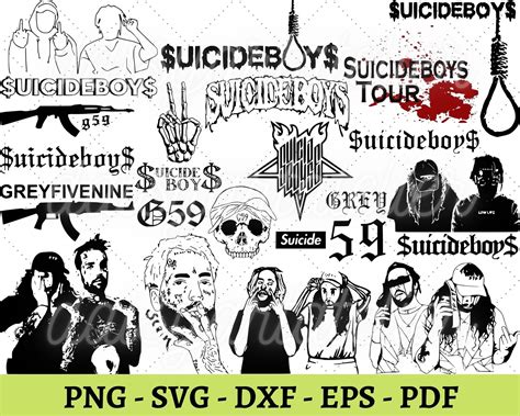 Suicideboys Svg Bundle Clipart G59 Grey 59 Hip Hop Music - Etsy UK