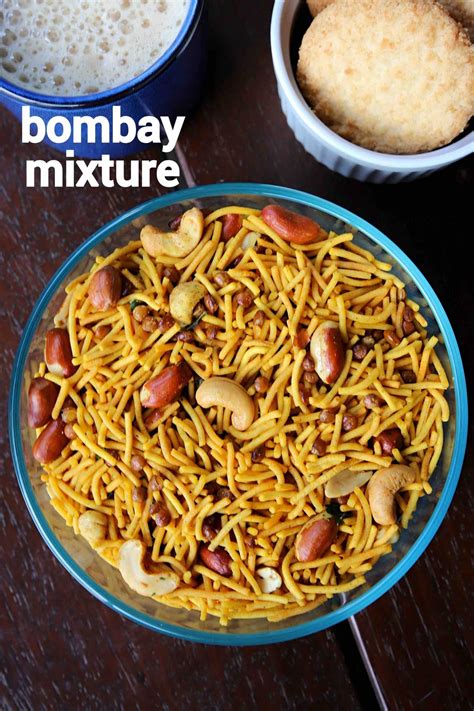 bombay mixture namkeen | bombay spicy nut mix | mumbai mixture chivda