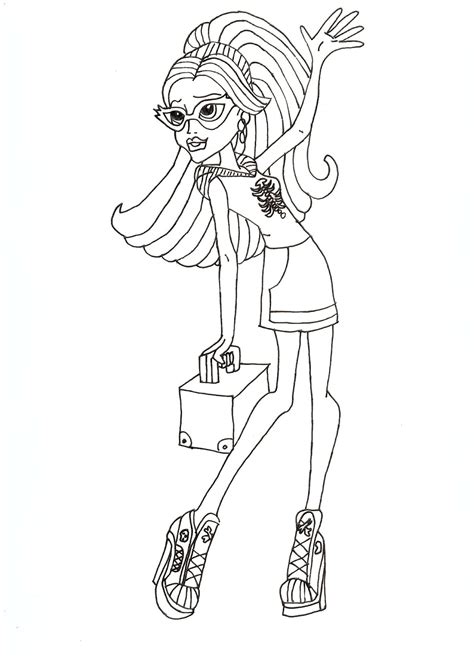 Free Printable Monster High Coloring Pages for Kids