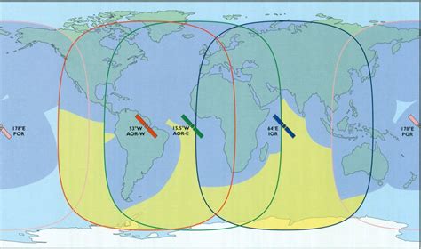 Inmarsat Satellite Coverage Map