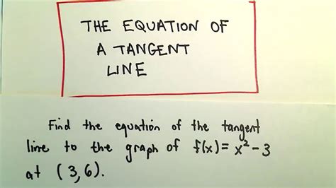 49+ Equation Of A Tangent Line Formula at Demax5 | Onprewall