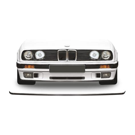 BMW E30 SLIM FRONT BUMPER LIP BLACK - AutoTech WholeSale