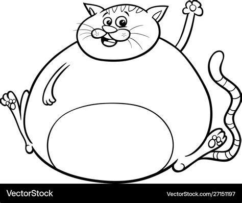 Fat Cat Printable Coloring Page Printable Coloring Sheet Anbu | Images ...